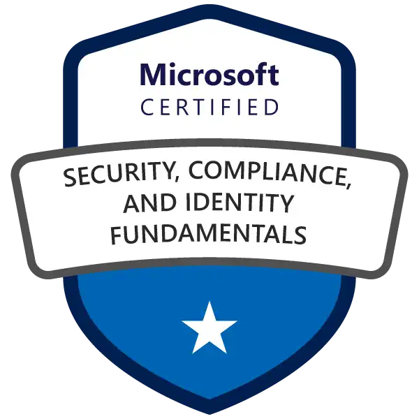 Microsoft Certified: Security, Compliance, and Identity Fundamentals,Earners of the Security, Compliance, and Identity Fundamentals demonstrate a functional understanding of security, compliance, and identity (SCI) across cloud-based and related Microsoft services.